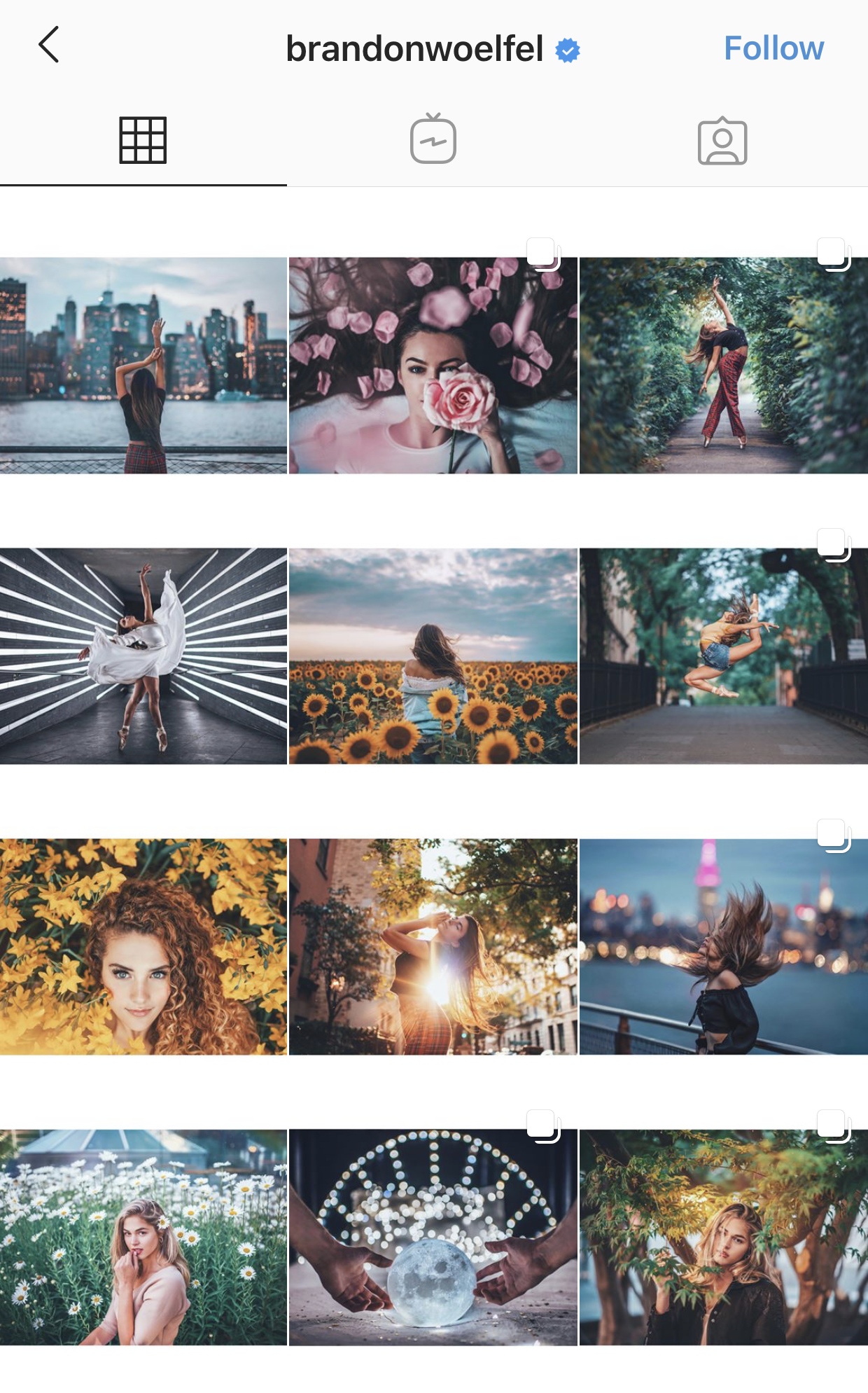 instagram grid aesthetic