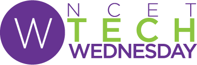 NCET Tech Wednesday logo
